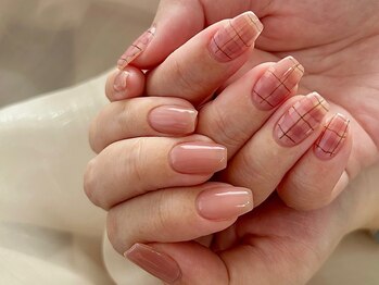 ネイルサロン モネ(Monet)/チェックネイル