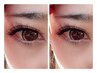 【下まつ毛つけ放題】LEDマツエク、下まつ毛をつけた事で中顔面効果◎¥3,990