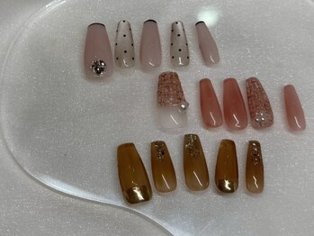 オフィスネイル　ちゅるんネイル