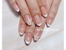 チアフルチア(CheerfulCheer)/上品フレンチネイル