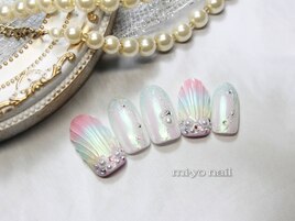 人魚の鱗ネイル♪【定額￥8800】