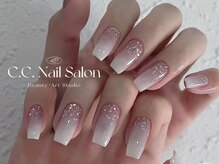 シーシーネイルサロン 池袋(C.C.Nail salon)/ラメグラ+カラグラ