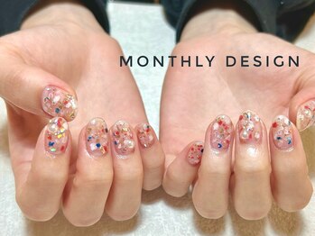 ルア(lua.)/カラフルクリア＊4月monthly