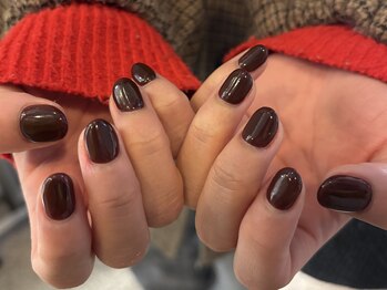 ナンバーネイル 大分中央町店(N° nail)/ワインレッド