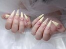 夏の可愛いフレンチネイル