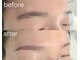 ティントアイラッシュ 東久留米店(tinto eyelash)の写真/【眉迷子さんへ★お顔のバランスを考えたあなたにぴったりの眉を提案☆】アイメニューとのセットもご用意♪