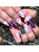 ラウンジ 町田店(RounGe)/【ジェルネイル】個性的ネイル