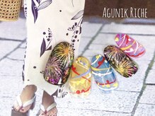 アグニークリッシェ(Agunik Riche)/【花火ネイル】