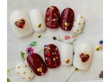 ロータス Lotus/さくらんぼネイル