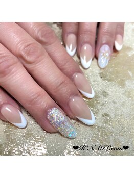 アールネイルドットコム(R*NAIL.com)/スカルプ+フレンチネイル