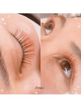 ジュノ アイラッシュ アンド ビューティー(Jeuno Eyelash and beauty)/カラーフラットラッシュ豊富です
