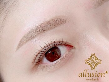 アリュージョン(allusion)/眉スタイリング×まつげパーマ