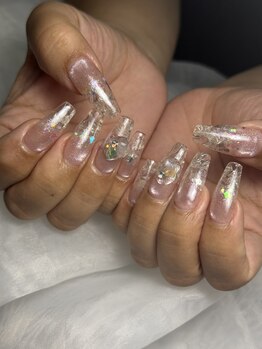 ケコネイル(keco nail)の写真/長さだしをしてコンプレックスのない指先へ！
