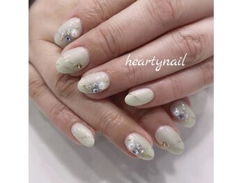 ハーティーネイル hearty nail 溝の口店/定額デザイン￥10000