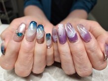 ネイルプラスユウ(NAIL+U)の雰囲気（秋カラーで素敵なニュアンスデザインです♪）