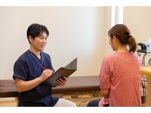 施術前のカウンセリングと検査を大切にしています