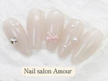 アムールユシマテン 上野湯島店(Amour)/キラキラ春夏ネイルコース¥6980