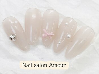 アムールユシマテン 上野湯島店(Amour)/キラキラ春夏ネイルコース¥6980