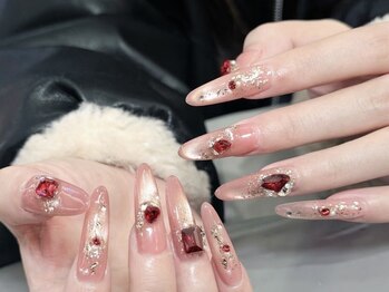 Best Nail 銀座店【ワンホンネイル・スカルプ・パラジェル・上品ジェルネイル】/長さ出し持ち込みデザインネイル