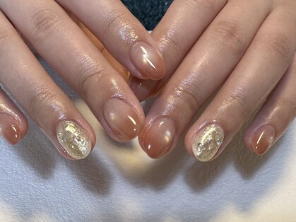 アネモネネイル(anemone nail)の写真
