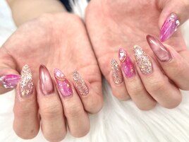【木村】ピンクニュアンスネイル
