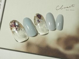 4月  Design　くすみブルー