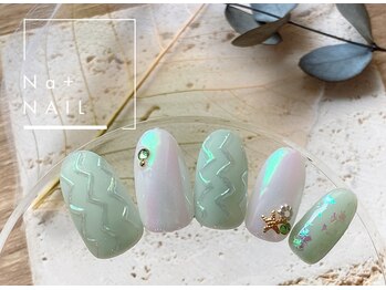 エヌエープラスネイル 西葛西店(Na+nail)/7月　monthly design