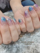 プライベート ネイルサロン マーマ(murmur)/ラメグラネイル