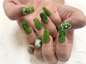ジェルネイルステラ(gel nail Stella)/クリアカラーととろ～りフレンチ