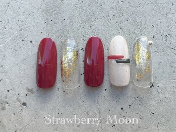 サロンストロベリームーン(Salon Strawberry Moon)/秋ネイル　￥6980
