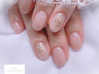 チョアネイル(Choa Nail)/ChoaNail~雪の結晶ミラーネイル