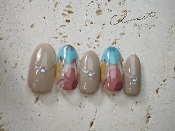 ネイルクローゼット(Nail Closet)/6月 Monthly Design