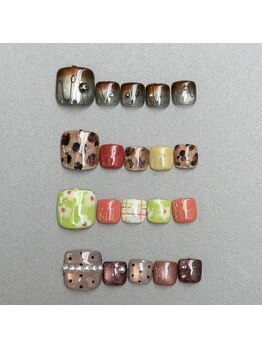 10月　フット季節のデザイン