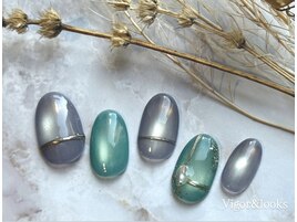 マグ グリーン パープル シェル