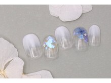 プリッシュ 上野店(prish)/5000円　紫陽花　ホワイト