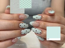 ネオリーブシェリエ 浅草店(Neolive cherie)/ミントグリーン×フレンチ