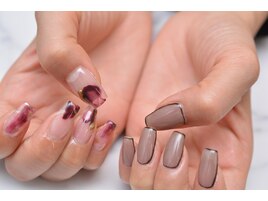 ちぐはぐネイル 8800円