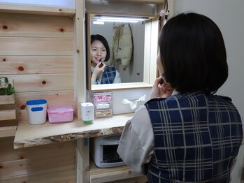 猫の手/お直しスペース