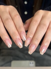 ミラー　グラデーションネイル