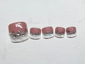 クレスト 高槻店(CREST)/塗りかけデザインで涼しげ♪