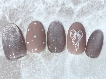 マイフェアレディ 今池(MyFairLady)/ハート×リボンの手描きアート