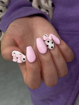 NAIL STUDIO UZU 有田店/ガーリーネイル