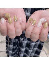 ビューティームーン(beauty moon)/ピスタチオ×ホワイト＊