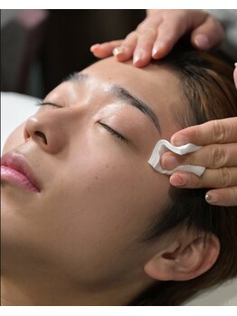 メンズ眉サロン エヌワイ 町田店(NY)/施術中のケア