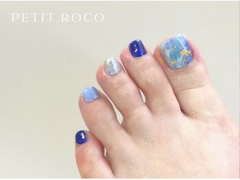 フットネイル10本アート