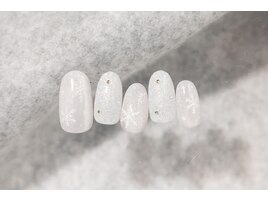 雪の結晶ネイル