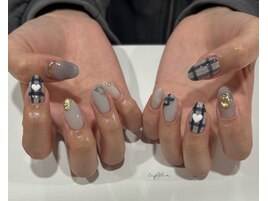 ～ハートチェックネイル～