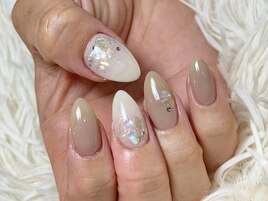 グラデーション＆大人シェル