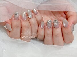 グレーマグネットワンホンネイル