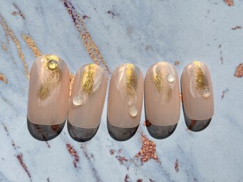 ピンクゴールドニュアンス